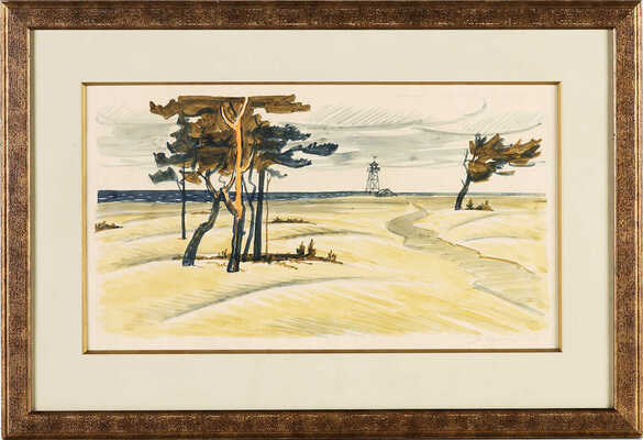 Пейзаж с башней